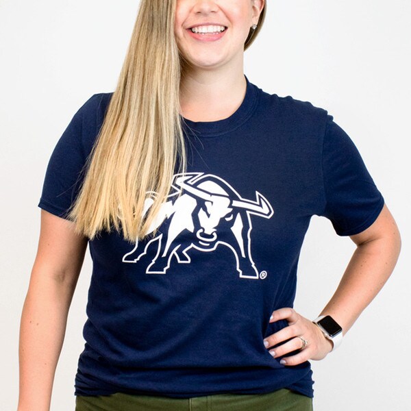aggie bull t-shirt navy